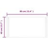 vidaXL Kylpyhuoneen LED-peili 80x40 cm