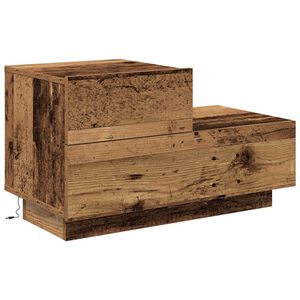 vidaXL Y&ouml;p&ouml;yt&auml;kaappi Vanha puu 70 x 36 x 40,5 cm Tekninen puu