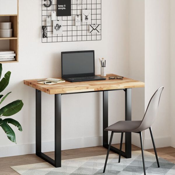 vidaXL P&ouml;yt&auml;levy suorakaide 100x70x4 cm t&auml;ysi akasiapuu