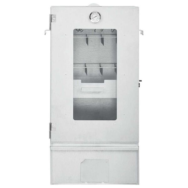 vidaXL BBQ Savustinuuni p&ouml;yd&auml;ll&auml; galvanoitu ter&auml;s