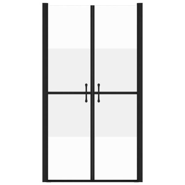 vidaXL Suihkuovi puoliksi huurrettu ESG (73-76)x190 cm