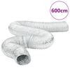 vidaXL Ilmanvaihtokanava alumiini 6 m &Oslash;12,5 cm