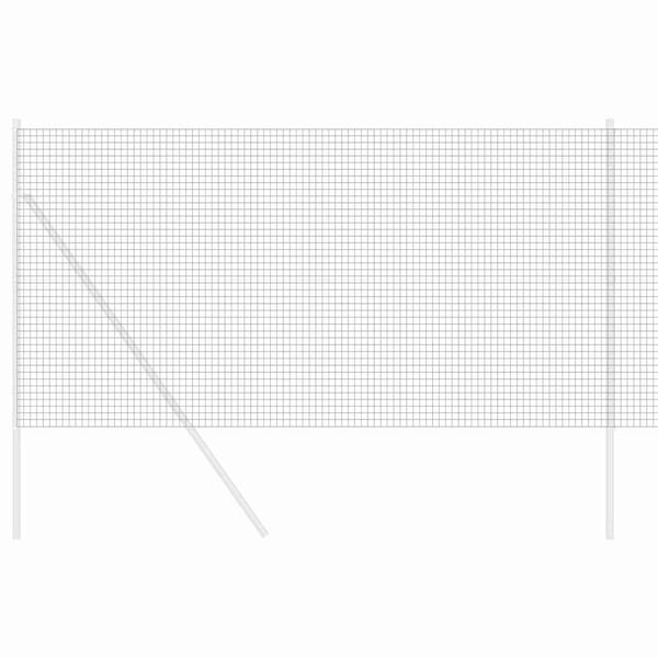 vidaXL Hitsattu lankaa Harmaa 1.2 x 10 m Teräs