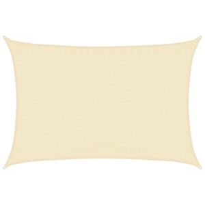 vidaXL Aurinkopurje 160 g/m&sup2; kerma 3,5x4,5 m HDPE