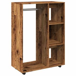 vidaXL Vaatekaappi vanhaa puuta 80x40x110 cm lastulevy