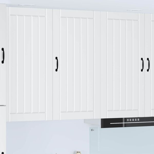 vidaXL Keitti&ouml;kaappi Lucca valkoinen 50 x 31 x 100 cm Tekninen puu