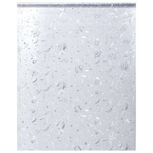 vidaXL Ikkunakalvo himme&auml; kukkakuviо 45x500 cm PVC