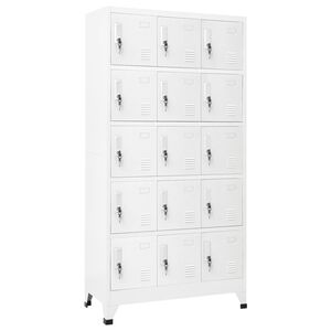 vidaXL Pukukaappi vaaleanharmaa 90x40x180 cm ter&auml;s