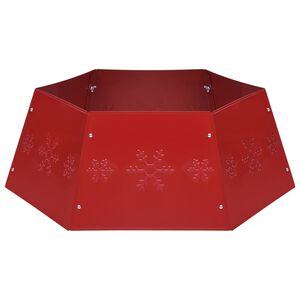 vidaXL Joulukuusen helma punainen Ø68x25 cm