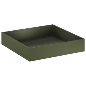 vidaXL Puutarha ruukku Oliivinvihre&auml; 100 x 100 x 20 cm