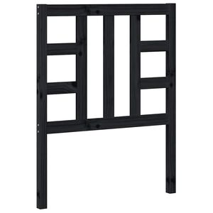 vidaXL S&auml;ngynp&auml;&auml;ty musta 81x4x100 cm t&auml;ysi m&auml;nty