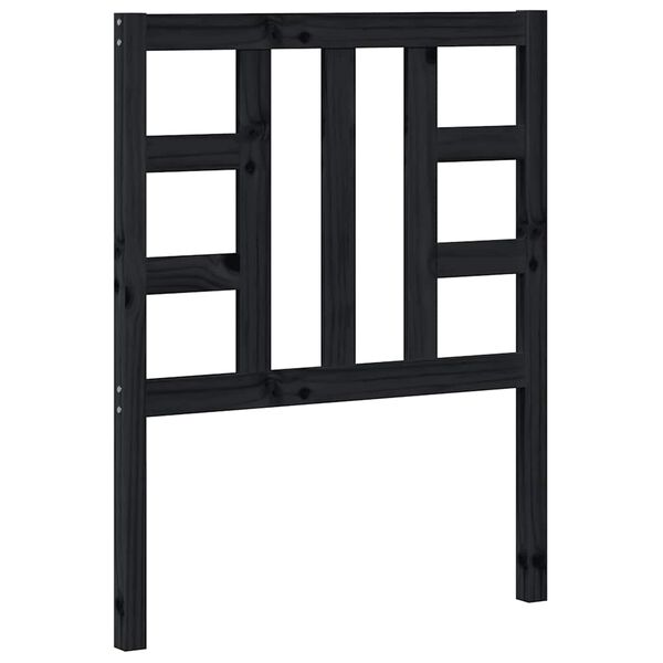 vidaXL S&auml;ngynp&auml;&auml;ty musta 81x4x100 cm t&auml;ysi m&auml;nty