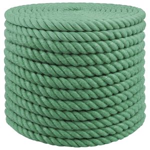 vidaXL Juuttinaru 20 mm Vihre&auml; 100% Tossa juutti