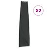 vidaXL Aurinkovarjon suojat 2 kpl 190x50/30 cm 420D Oxford