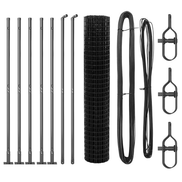 vidaXL Aita ja Tuki Harmaa 1,5 x 10 m Ter&auml;s