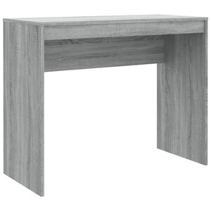 vidaXL Ty&ouml;p&ouml;yt&auml; harmaa Sonoma 90x40x72 cm tekninen puu
