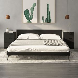 vidaXL Y&ouml;p&ouml;yd&auml;t 2 kpl musta 40x36x65 cm