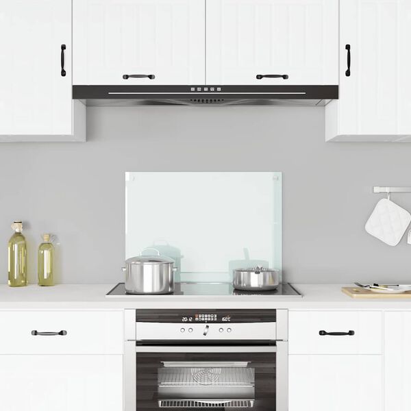 vidaXL Keitti&ouml;n roiskesuoja maitov&auml;ri 70x50 cm karkaistu lasi