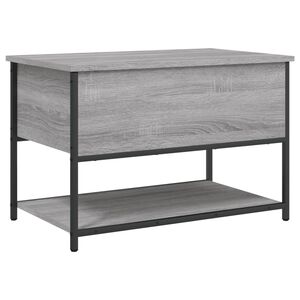 vidaXL Kenk&auml;penkki harmaa Sonoma 70x42,5x47 cm tekninen puu