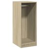 vidaXL Vaatekaappi Sonoma-tammi 48x41x102 cm lastulevy
