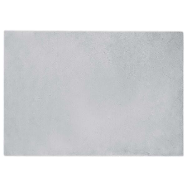 vidaXL Keinotekoinen Kanin Turkis Matto Olite Harmaa 140 x 200 cm