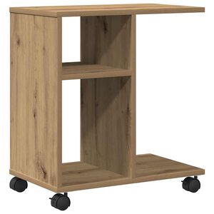 vidaXL Sivup&ouml;yt&auml; artesaani tammi 50 x 30 x 55 cm Tekninen puu