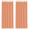 vidaXL Voile-verhot lenkeill&auml; 2 kpl terrakotta 140x260 cm