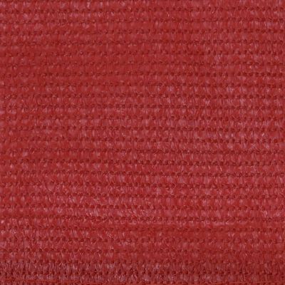 vidaXL Parvekkeen suoja punainen 90x400 cm HDPE
