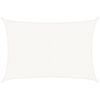 vidaXL Aurinkopurje 160 g/m&sup2; valkoinen 3x4,5 m HDPE