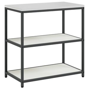 vidaXL Keitti&ouml;n hyllyyksikk&ouml; HATTEM valkoinen 90 x 50 x 92 cm Ter&auml;s