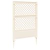 vidaXL Trellis piikill&auml; valkoinen 99 x 6 x 165 cm PP