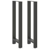 vidaXL Baarip&ouml;yd&auml;n jalat antrasiitti 2 kpl 40x(110-111) cm ter&auml;s