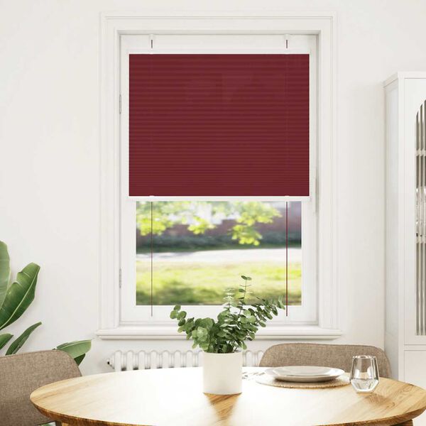 vidaXL laskostettu blind Bordeaux Red 75x150 cm Kankaan leveys