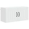 vidaXL Keitti&ouml;kaappi Lucca valkoinen 80 x 31 x 40 cm Tekninen puu
