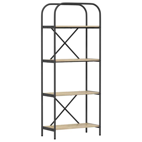 vidaXL Kirjahylly Sonoman tammi 60 x 30 x 146 cm Tekninen puu