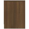 vidaXL Y&ouml;p&ouml;yt&auml; ruskea tammi 40x30x40 cm lastulevy