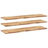 vidaXL Kelluvat hyllyt 3 kpl 120x40x2 cm &ouml;ljytty massiivipuu akaasia