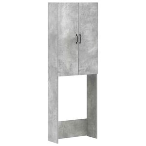 vidaXL Vessakaappi HOORN Betoninharmaa 66 x 25,5 x 190 cm Tekninen puu