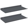 vidaXL Kelluva hylly 2 kpl Antrasiitti 40 x 18 x 2,5 cm Ter&auml;s