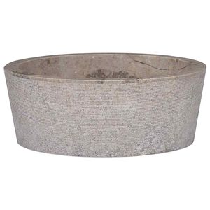 vidaXL Pesuallas harmaa &Oslash;40x15 cm marmori