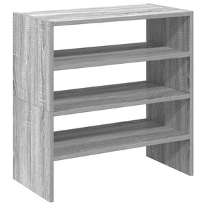 vidaXL kenk&auml;telineet 2 kpl Pinottava Harmaa Sonoma 60x30x30,5 cm