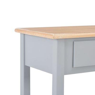 vidaXL Sivupöytä harmaa 110x35x80 cm MDF