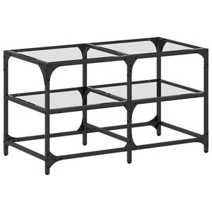 vidaXL Sohvap&ouml;yt&auml; l&auml;pin&auml;kyv&auml; lasinen p&ouml;yt&auml;levy 78,5x40x45 cm ter&auml;s