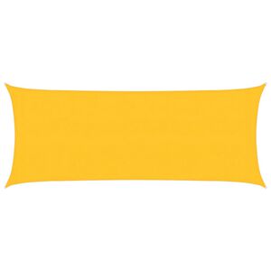 vidaXL Aurinkopurje 160 g/m&sup2; keltainen 2x5 m HDPE