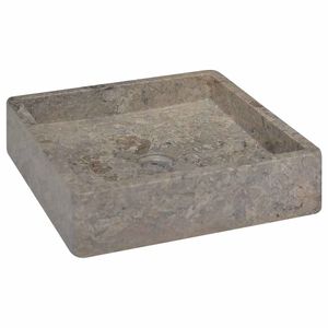 vidaXL Pesuallas harmaa 40x40x10 cm marmori