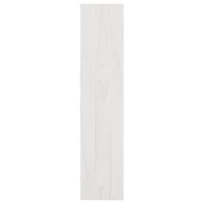 vidaXL Kirjahylly/tilanjakaja valkoinen 100x30x135,5 cm täysi mänty