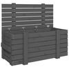 vidaXL S&auml;ilytyslaatikko harmaa 91x40,5x42 cm t&auml;ysi m&auml;nty