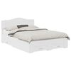 vidaXL S&auml;ngyn runko p&auml;&auml;tyll&auml; Valkoinen 5FT King Size Tekninen puu