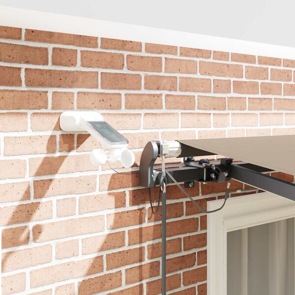 vidaXL Aurinkovarjon kangas mukana Beige 300 x 250 cm Polyesteri