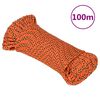 vidaXL Venek&ouml;ysi oranssi 5 mm 100 m polypropeeni